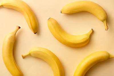 Close-up of bananas against white background