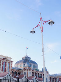 Low angle view of buildings against sky