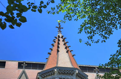 Low angle view of building against sky