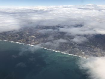 Tomakomai city seen from above