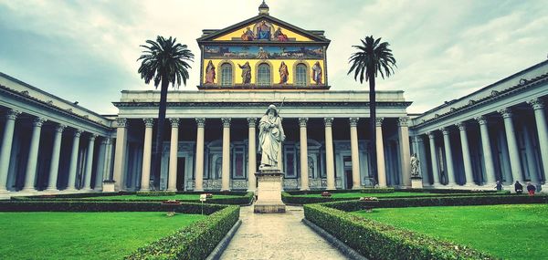 Facade of historical building