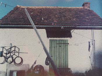 House roof against sky