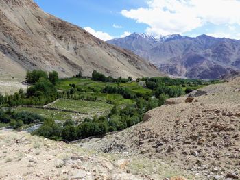 Scenic view of landscape against sky