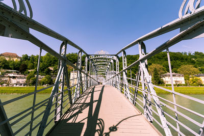 Bridge against clear sky