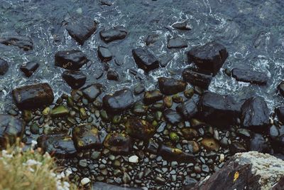 Full frame shot of stones