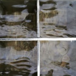 Full frame shot of glass with water