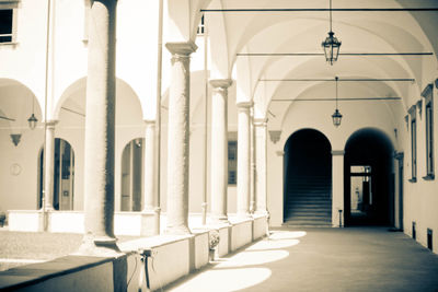 Corridor of building