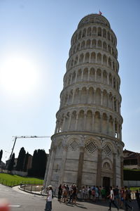 Low angle view of historical building against sky