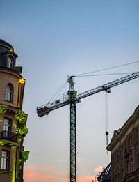 Low angle view of clock tower