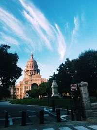 Texas state capitol against sky