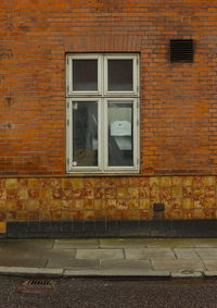 Brick wall with windows