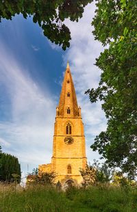 Low angle view of a church building