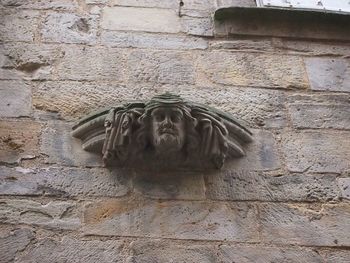 Low angle view of statue