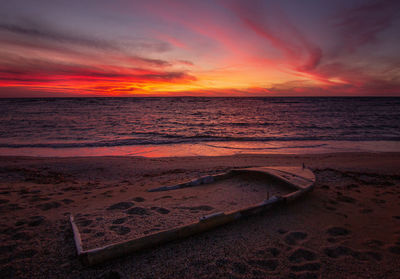 Boat and sunset