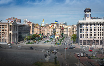 Buildings in city