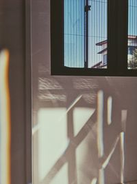 Shadow of window on building