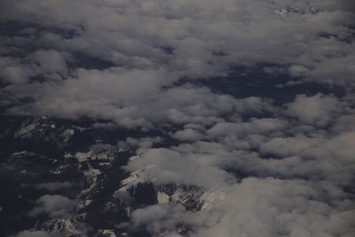 Low angle view of clouds in sky