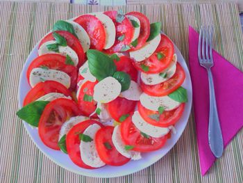 Close-up of red tomatoes