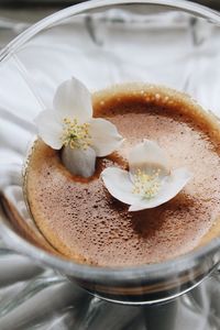 Close-up of cup of ice cream