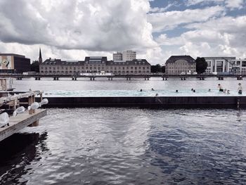 River with buildings in background