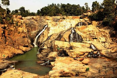 Rocks on rock formation