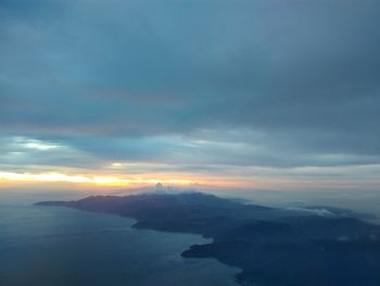 Scenic view of cloudscape during sunset