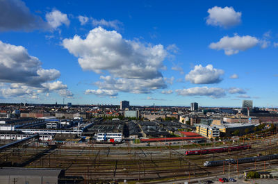 Aerial view of a city