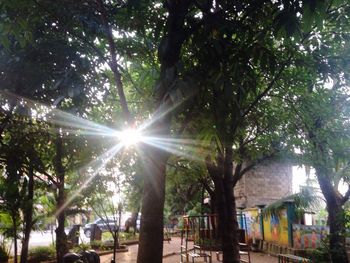 Low angle view of trees