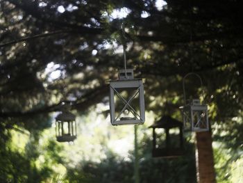 Low angle view of basketball hoop