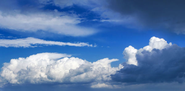 Low angle view of clouds in sky