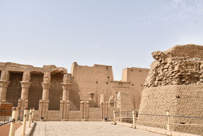 Old ruins against clear sky