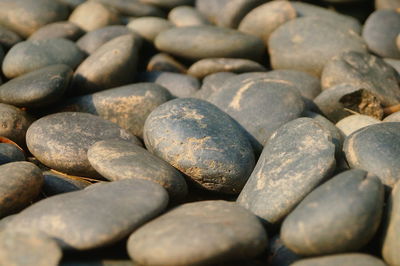 Full frame shot of pebbles