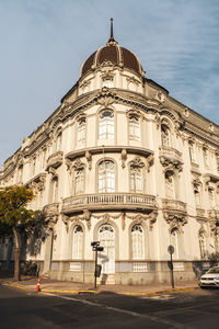 Low angle view of historical building