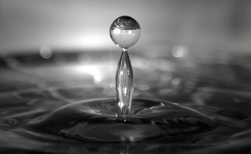 Close-up of rippled water