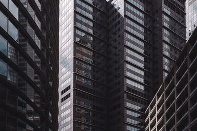 Low angle view of buildings in city