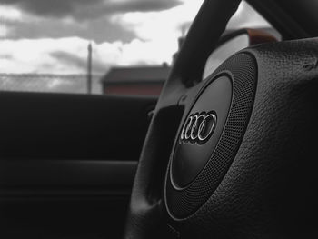Close-up of car