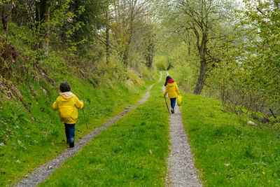 Nature walk with children ....