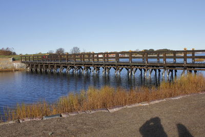 Man-made bridge