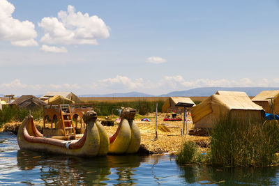 Boats in a lake