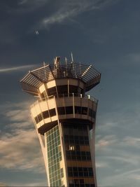 Communication tower at barcelona airport