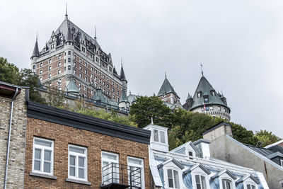 Low angle view of building against sky