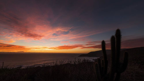 San pedro de atacama mountain at sunset, chile.