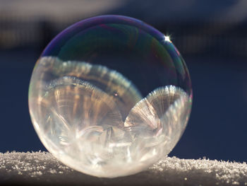 Close-up of bubbles