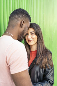 Portrait of young couple