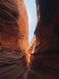 Rock formations in cave