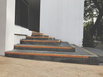 Staircase leading towards building