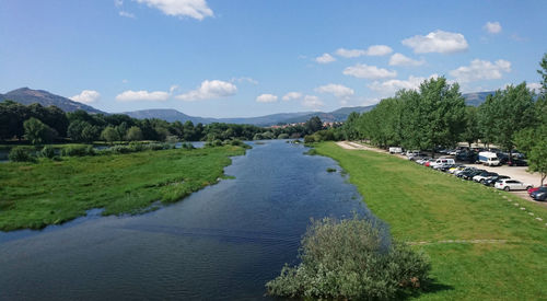 Panoramic view of landscape against sky