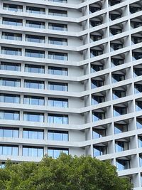 Low angle view of apartment building