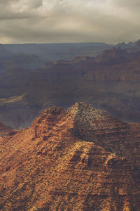 Aerial view of landscape against sky