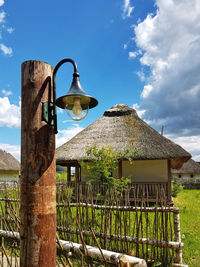 View of built structure against sky